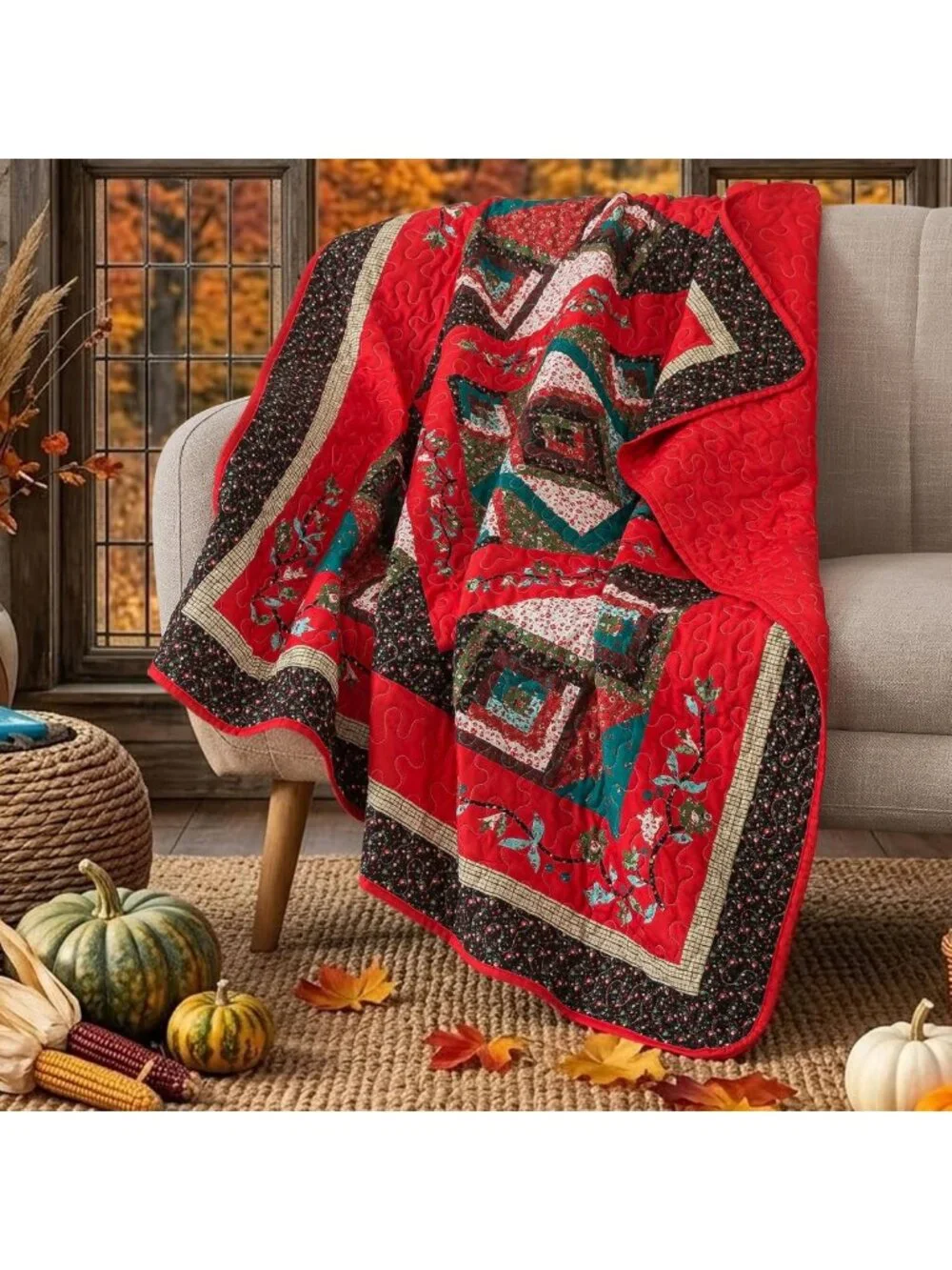 Lightweight Cotton California King Quilt - Cozy Farmhouse Bedspread for All